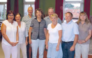 Alte und neue Vorstandschaft Sozialwerk Simssee e.V.